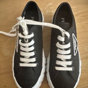 Black and White Sneakers Prada sneakers 7.5. New